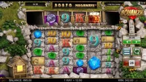 Bonanza Megaways slot by Big Time Gaming with cascading reels and 117,649 ways to win