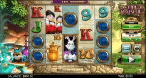 White Rabbit Megaways slot by Big Time Gaming with expanding reels and up to 248,832 ways to win
